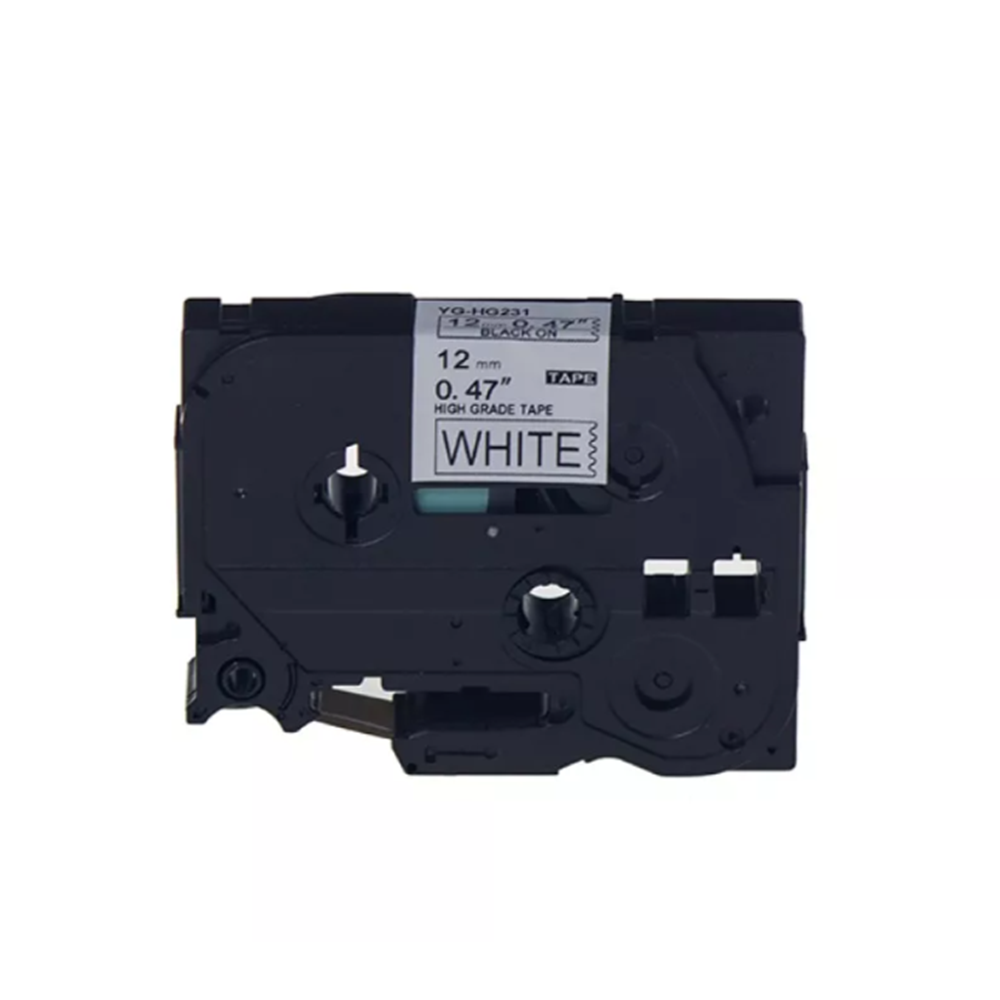 Prıntpen Brother P-Touch Hge-231 Beyaz Etıkete Sıyah Yüksek Çözünürlük (12Mm X 8M)