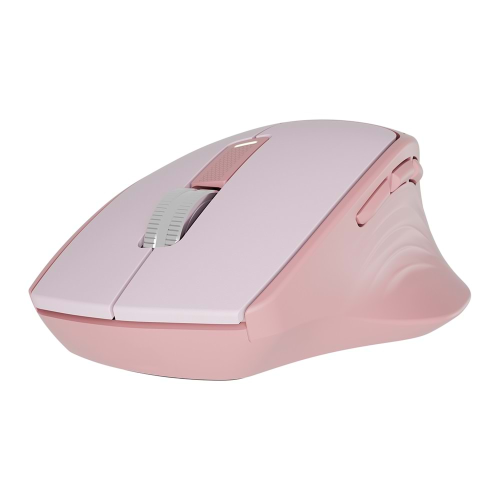 EVEREST SM-BT21 Kablosuz + Bluetooth Pembe Kablosuz Mouse