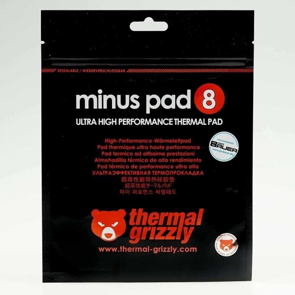 THERMAL GRIZZLY MINUS PAD8 TG-MP8-120-20-15-1R Termal PAD 8w