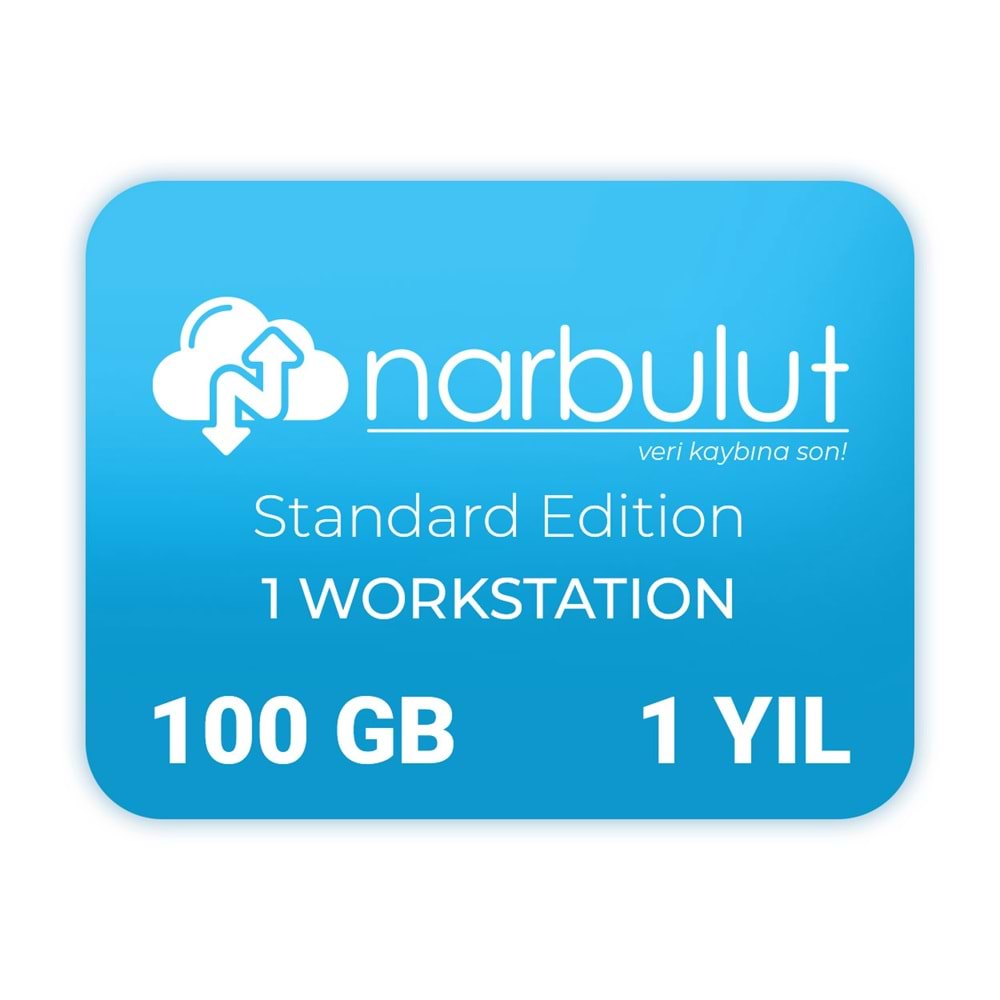 NARBULUT Backup Now Standart Edition 100GB Lisans 1yıl 50kullanıcı basic support is included.