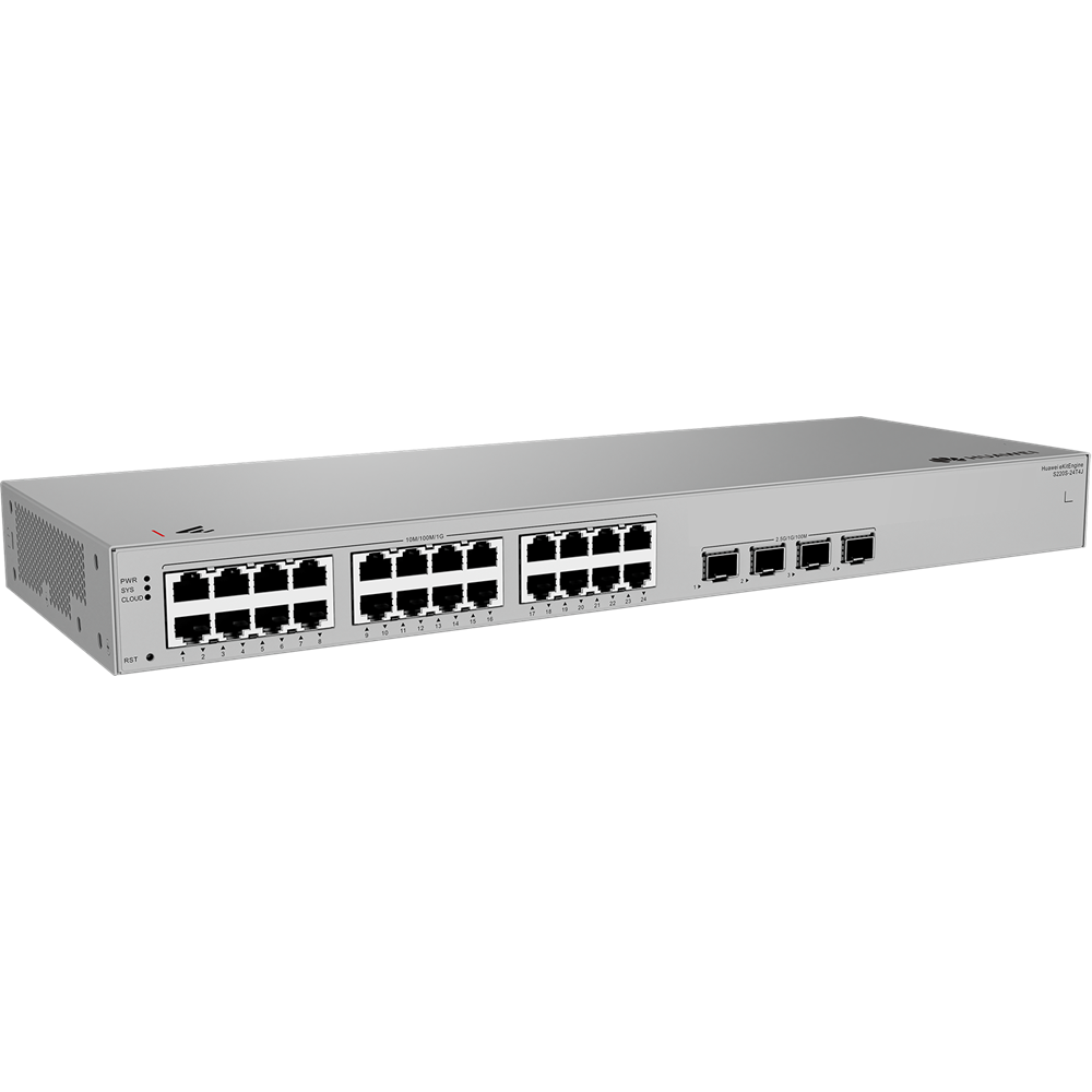 HUAWEI 24port eKIT S220S-24T4J GIGABİT 4X2.5GbE SFP Yönetilebilir Switch