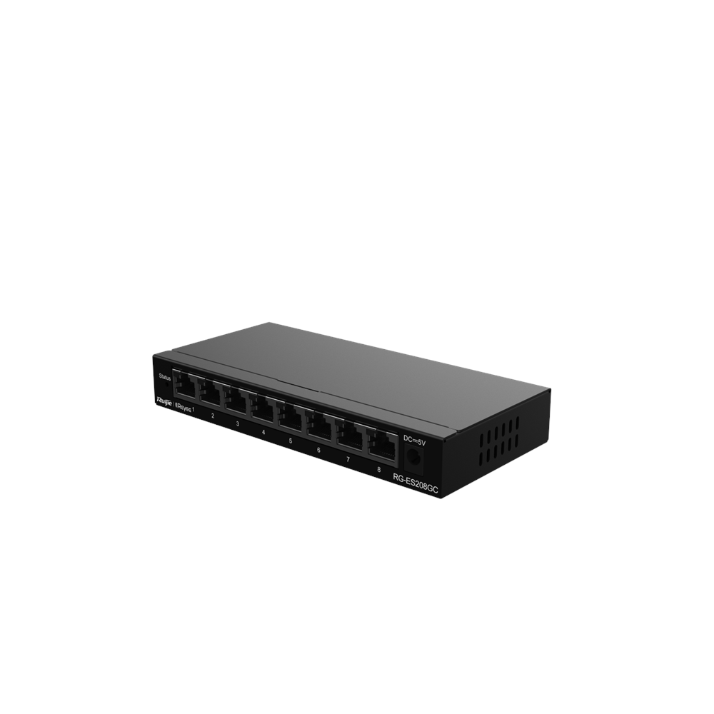 RUIJIE 8port REYEE RG-ES208GC GIGABIT Yönetilebilir Switch 