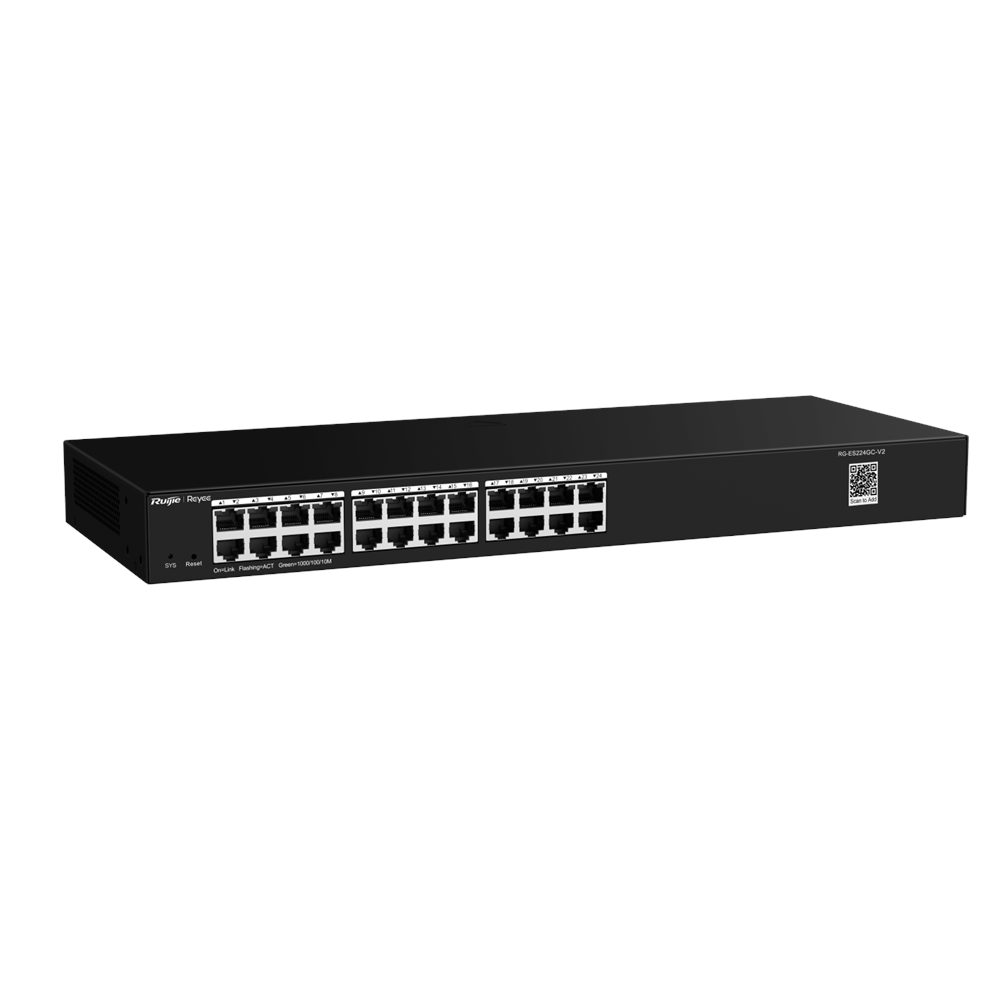 RUIJIE 24port REYEE RG-ES224GC GIGABIT Yönetilebilir Switch RackMount 