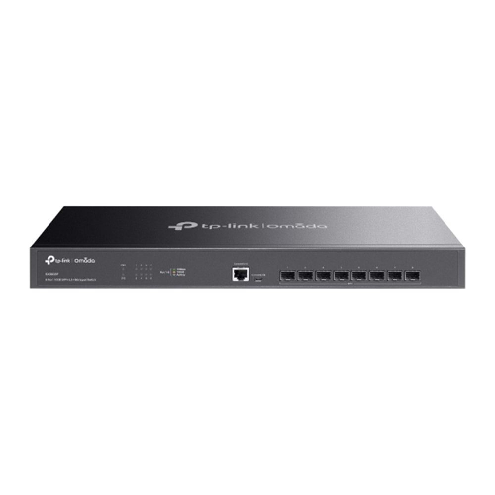 TP-LINK TL-SX3008F 10/100 - 2x Gigabit 8x 10GbE Yönetilebilir Switch