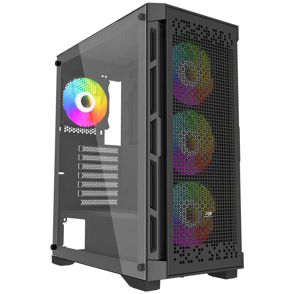 POWERBOOST 600W PB-PS7840B Gaming Mid-Tower PC Kasası