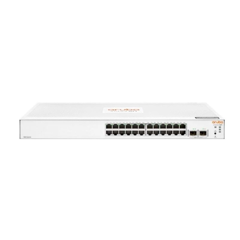 ARUBA 24port Instant On 1830-24G JL812A GIGABIT 2xSFP Yönetilebilir Switch RackMount