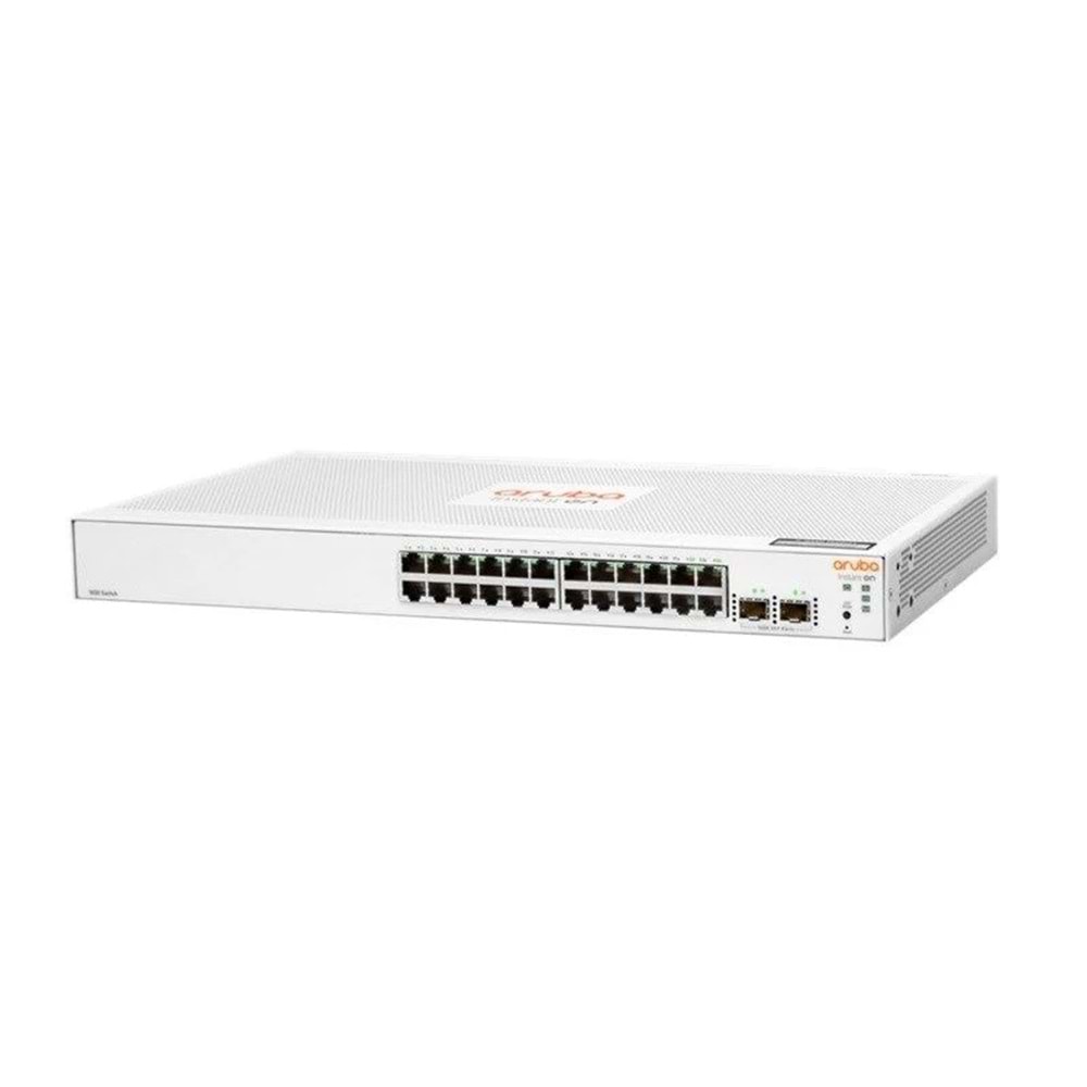 ARUBA 24port Instant On 1830-24G JL812A GIGABIT 2xSFP Yönetilebilir Switch RackMount