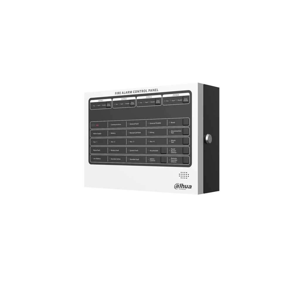 DAHUA HY-C102 4-BÖLGE YANGIN ALARM SİSTEMİ (2X12V 5A AKÜ+ETHERNET PORT)