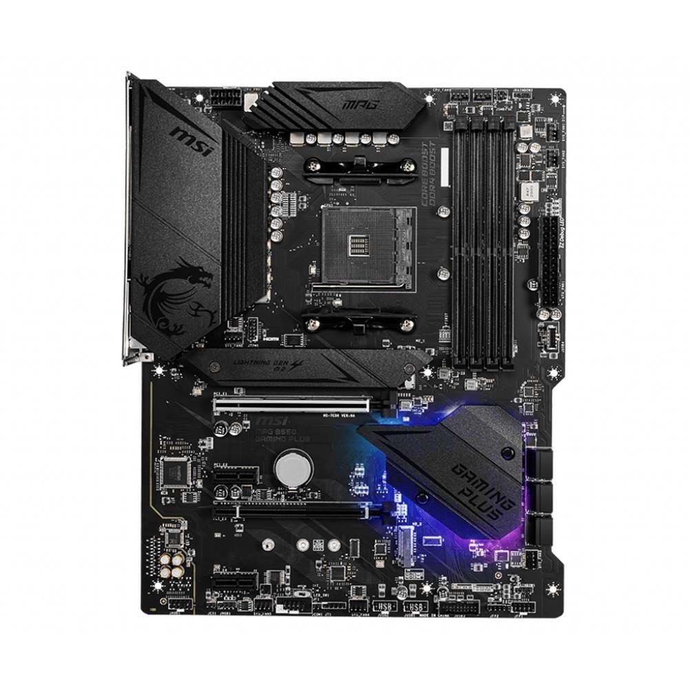MSI MPG B550 GAMING PLUS DDR4 HDMI DP PCIe 16X v4.0 AM4 ATX