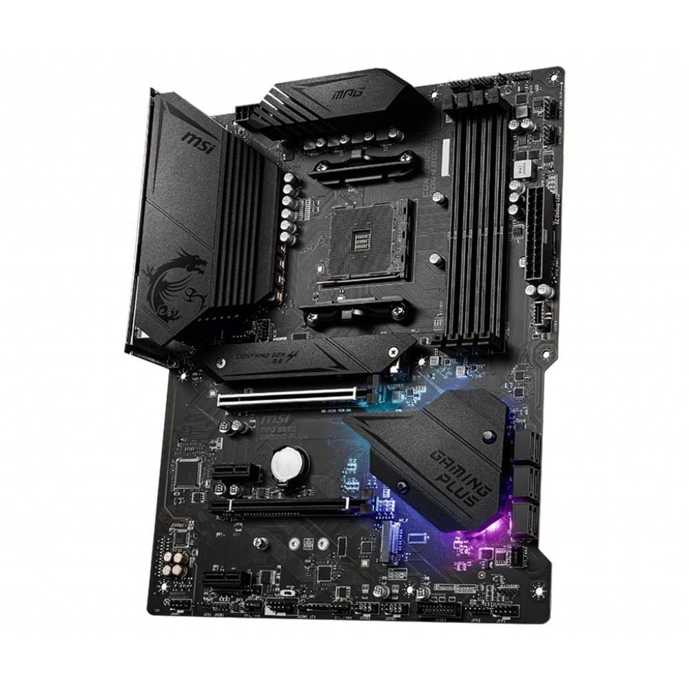 MSI MPG B550 GAMING PLUS DDR4 HDMI DP PCIe 16X v4.0 AM4 ATX (Outlet)