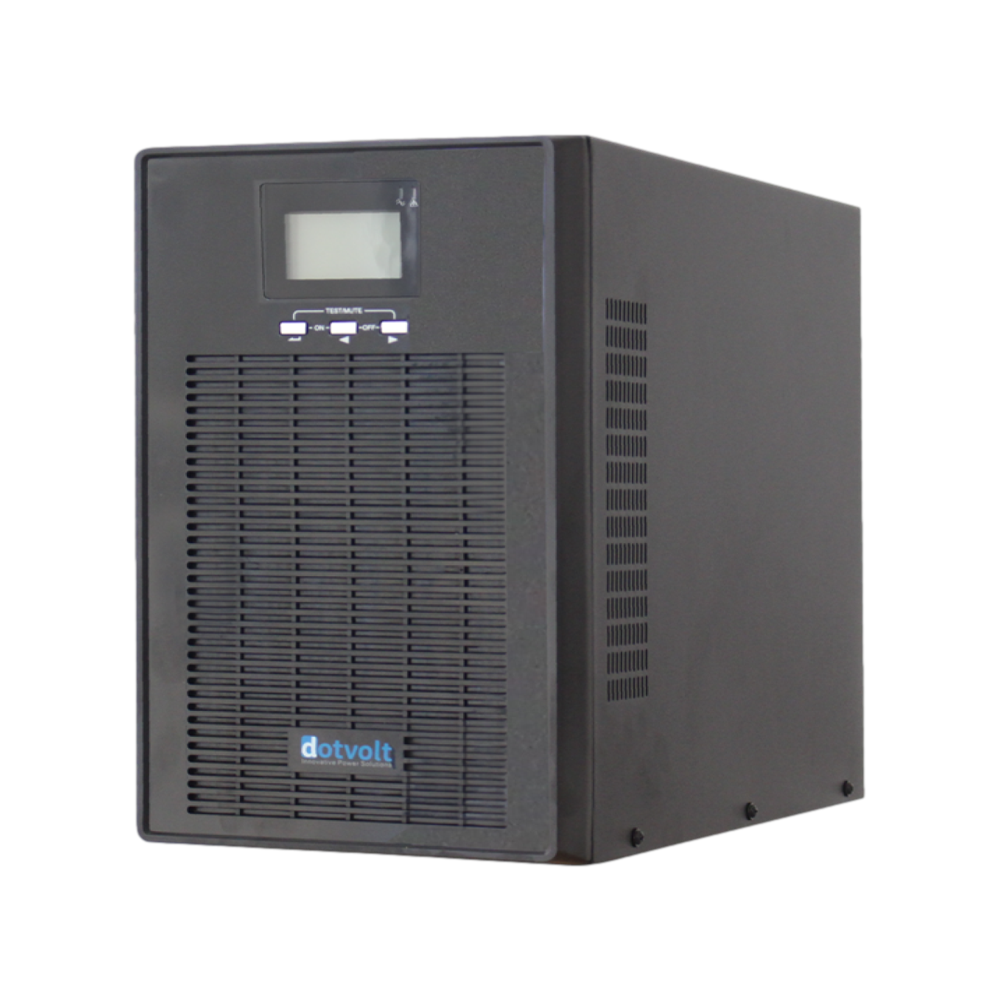 DOTVOLT 2KVA MN2KVA PLUS ONLINE 1/1F LCD EKRAN TOWER UPS 4x 12V 9 Ampe