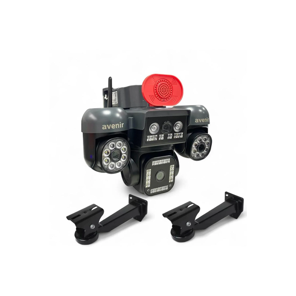 AVENIR 12MP AV-S446 4 Kameralı 3PTZ 4G SOLAR Kamera
