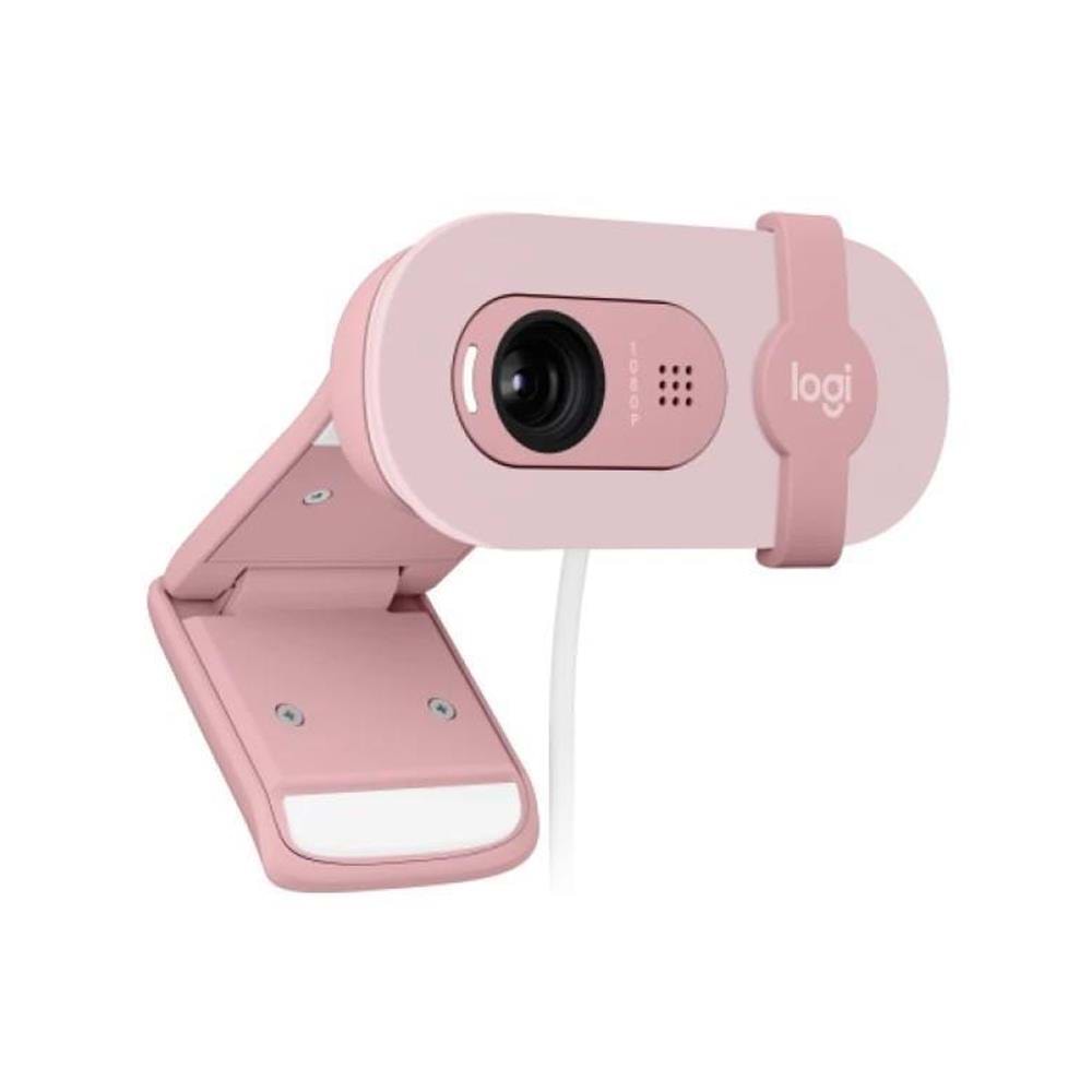LOGITECH BRIO 100 1080p Dahili Mikrofonlu Webcam Pembe 960-001623