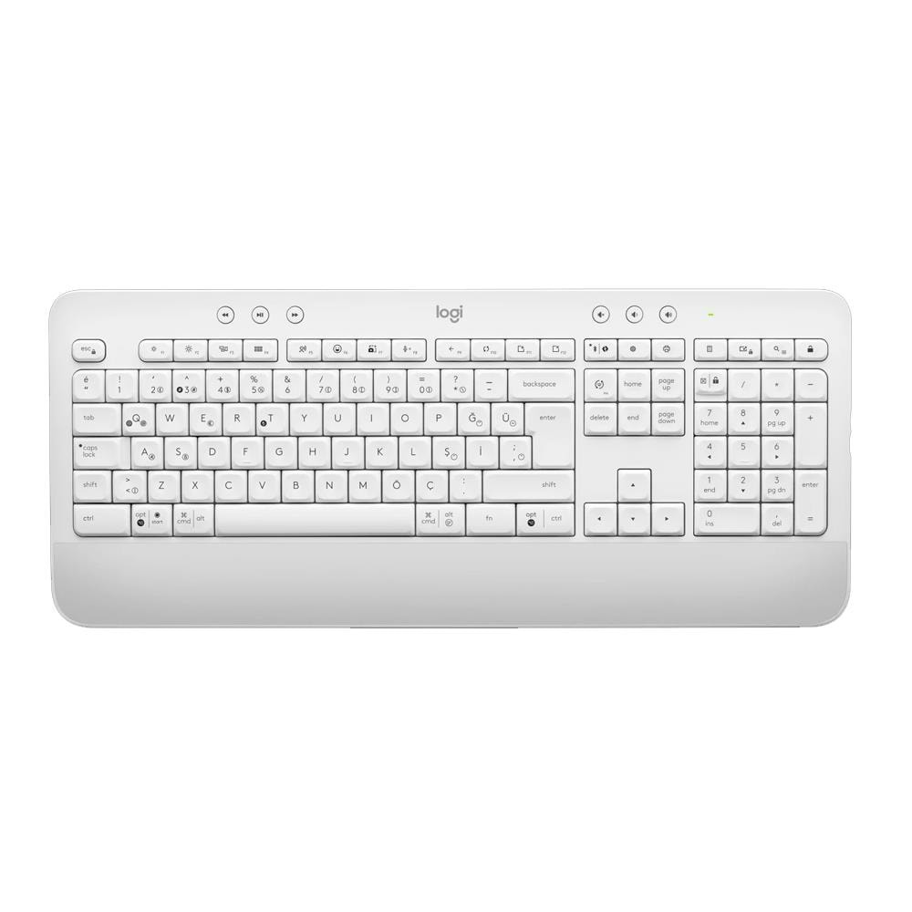 LOGITECH K650 SIGNATURE Kablosuz Q Beyaz Klavye 920-010973 