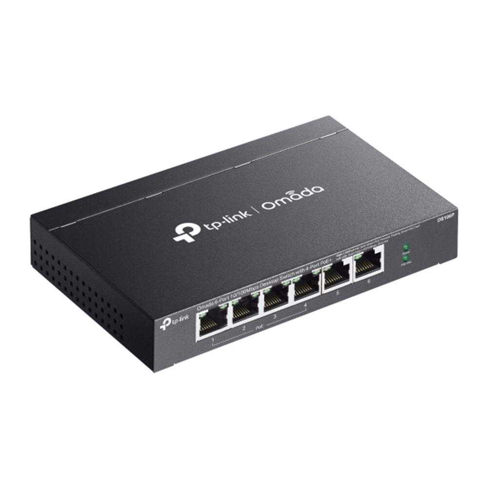 TP-LINK 5port DS106P 10/100 67W 4port POE YÖNTİLEMEZ SWITCH