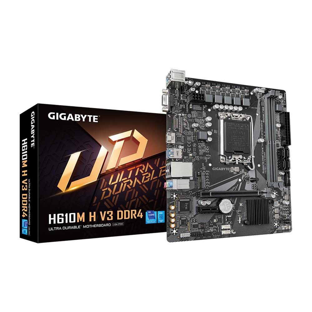 GIGABYTE H610M H v3 DDR4 HDMI PCIE 4.0 1700p mATX 