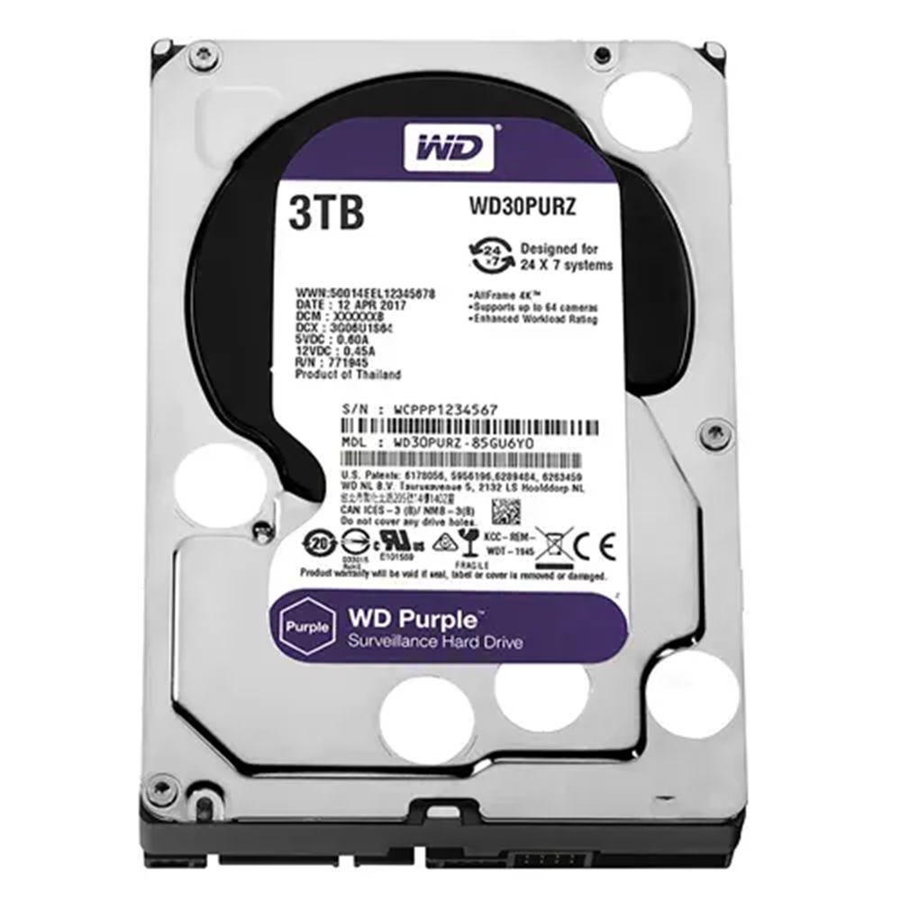 WD PURPLE WD30PURZ 3TB 3.5