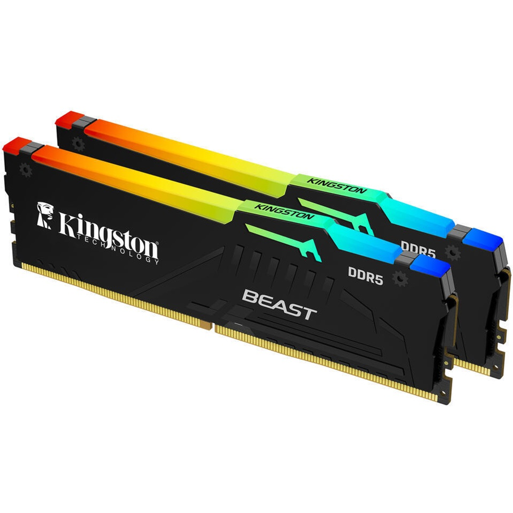 KINGSTON 16GB (2X 8GB) DDR5 5600MHZ CL36 DUAL KIT RGB PC RAM EXPO KF556C36BBEAK2-16TR