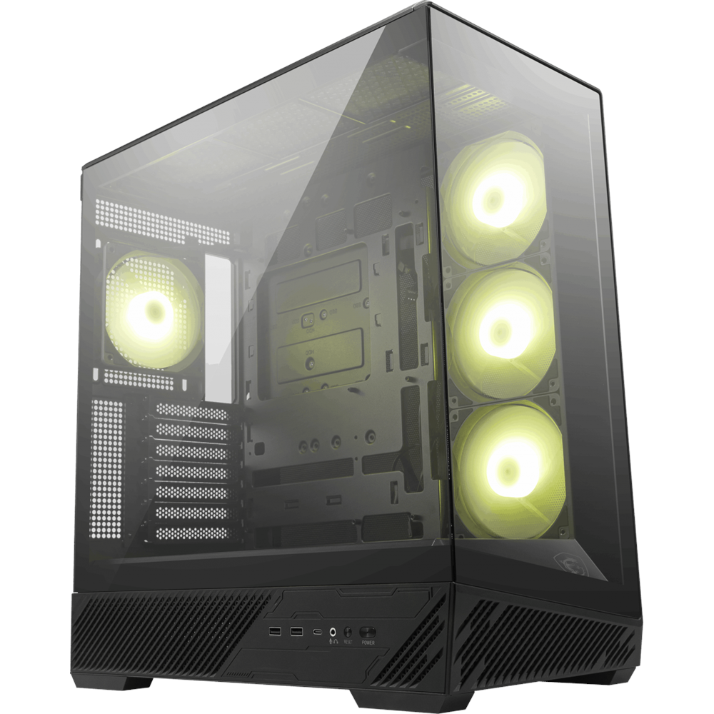 MSI MAG PANO 130R PZ PANORAMIK GAMING MID-TOWER PC KASASI SİYAH