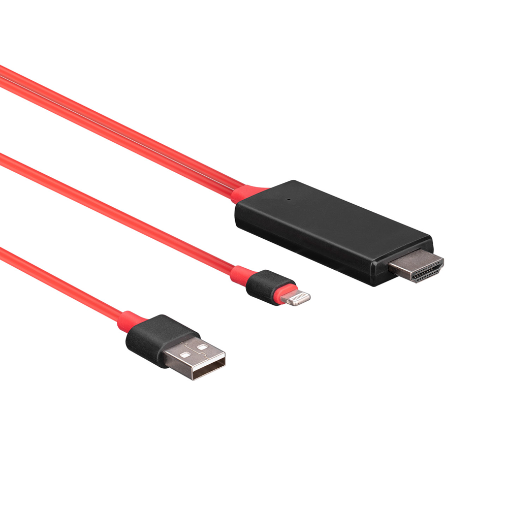 Hytech HY-XO53 Görüntü Aktarıcı Lightning to HDMI + USB 