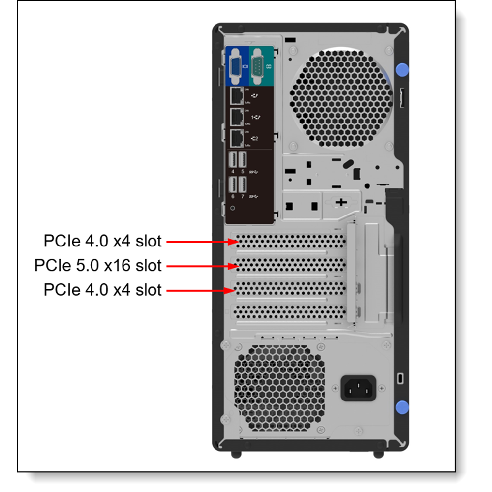 LENOVO ST50 V3 7DF3A00YEA XEON E-2434-32GB DDR5 UDIMM-2X960GB SSD 4U Tower Sunucu
