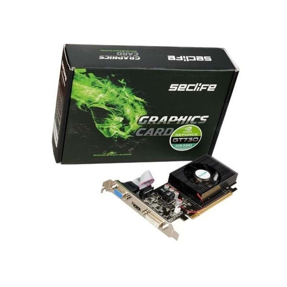 SecLife GT730 2GB DDR3 128bit HDMI DVI PCIe 16X v2.0