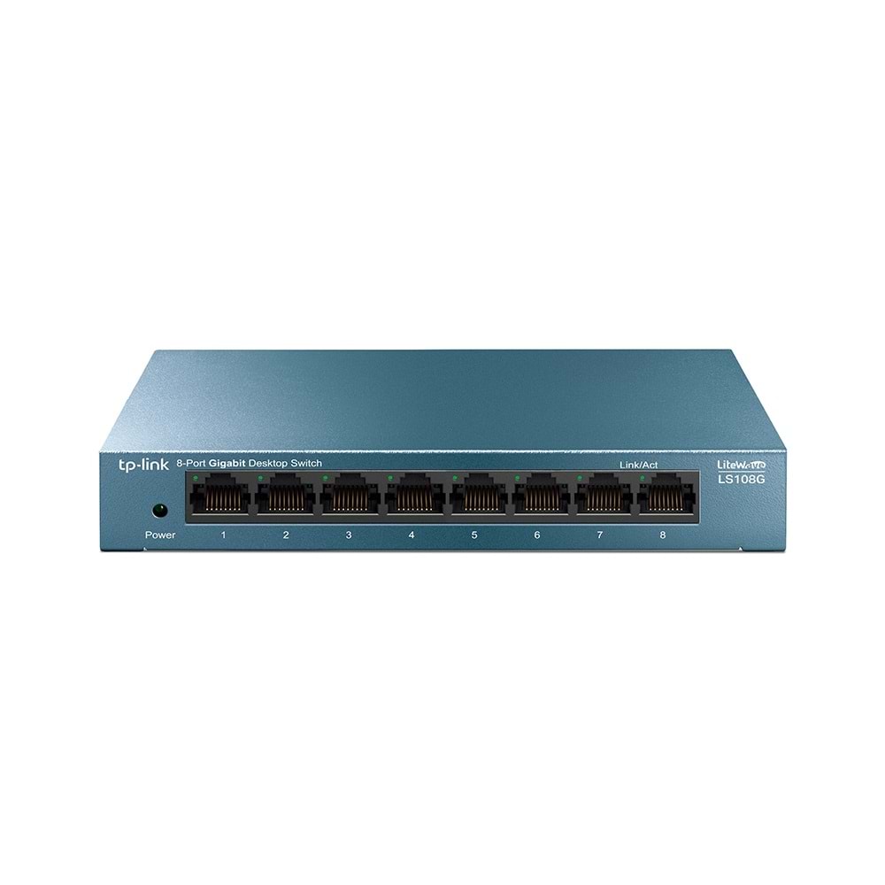 TP-LINK 8port LS108G GIGABIT Yönetilemez Switch Masaüstü