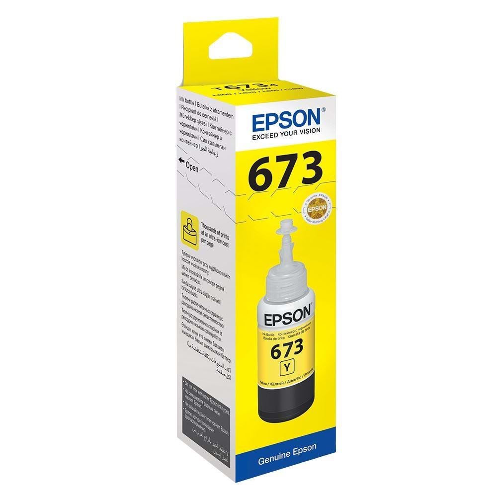 EPSON T67344A Sarı Tanklı Sistem Mürekkebi 