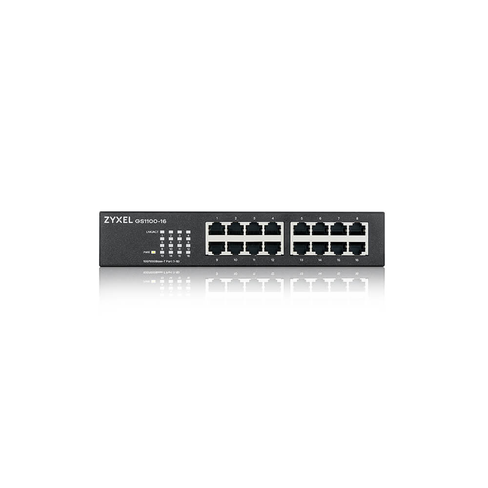 ZyXEL 16port Gigabit Yönetilemez Switch GS1100-16