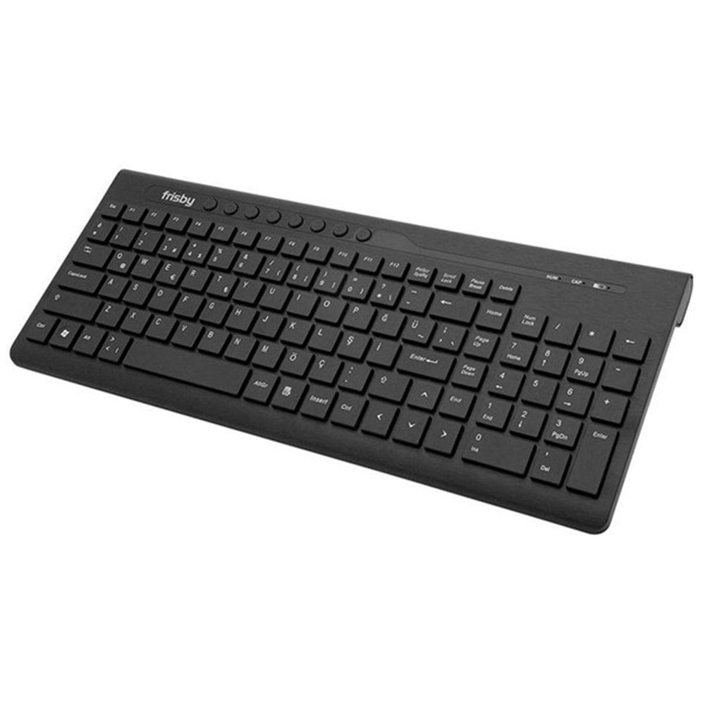 FRISBY FK-W156QU Kablosuz Q Trk Siyah Multimedya Klavye - Mouse Set