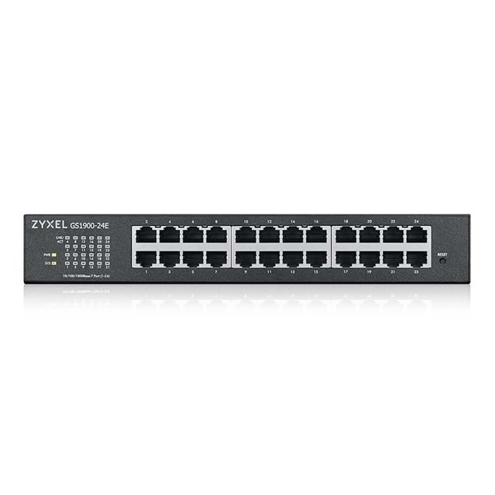 ZyXEL 24port Gigabit Yönetilebilir Switch GS1900-24E