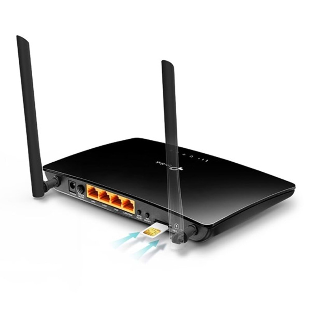 TP-LINK TL-MR6400 300mbps N300 2.4GHZ EV Ofis Tipi 4G LTE Router