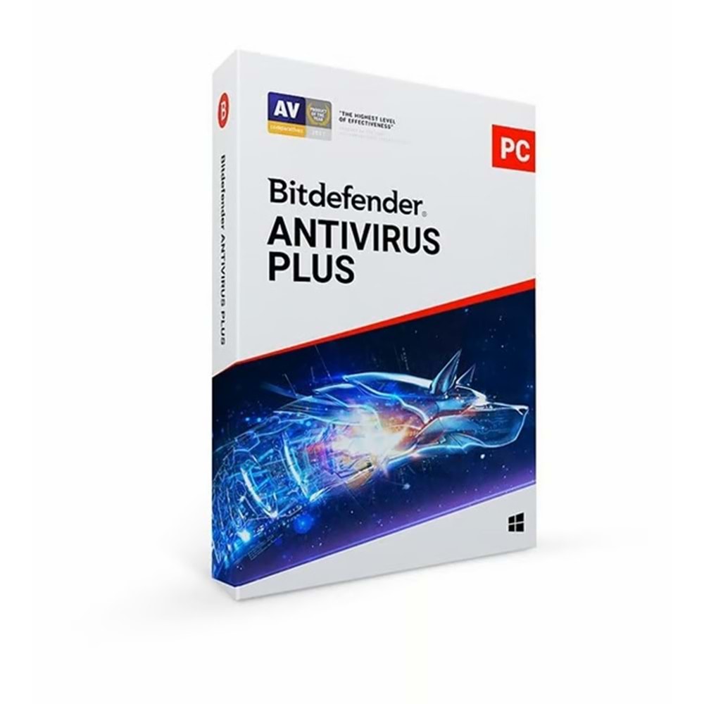 BITDEFENDER Antivirüs Plus Kutu 1yıl 1kullanıcı