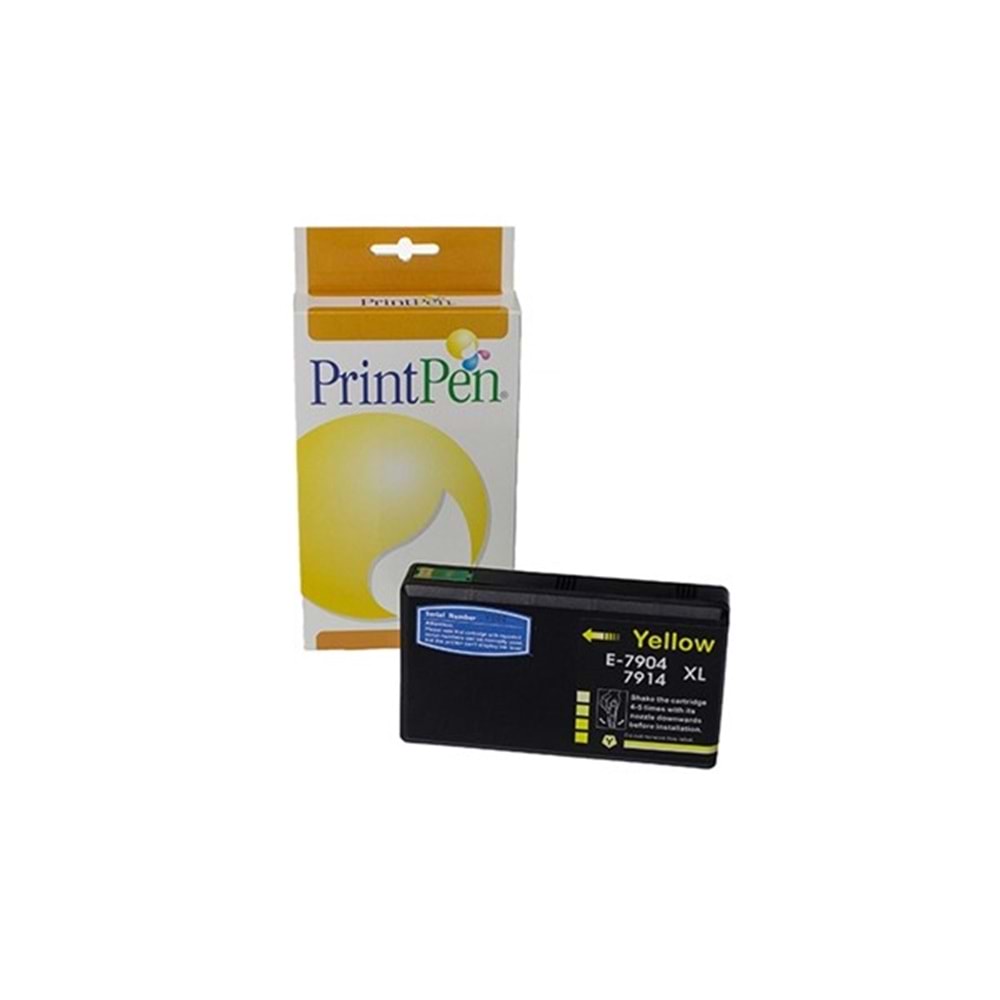 PRINTPEN C13T79044010 T79XL Sarı Yüksek Kapasiteli Muadil Mürekkep Kartuş