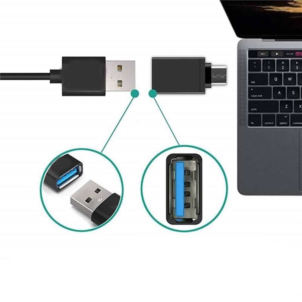 CODEGEN CDG-CNV35 TYPE-C - USB 3.0 Görüntü Adaptörü Siyah