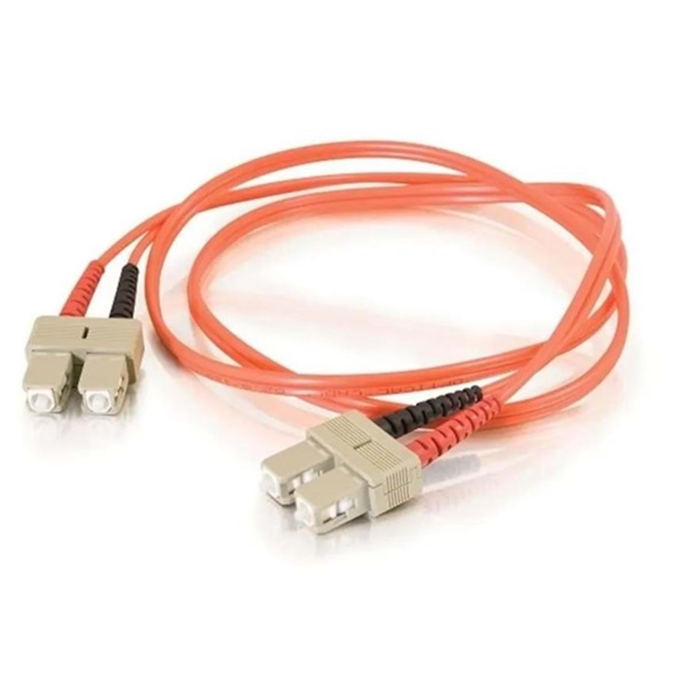 BIFO 5m MM SC-SC 50/125µ LSZH Duplex Fiber Optik Patch Kablo