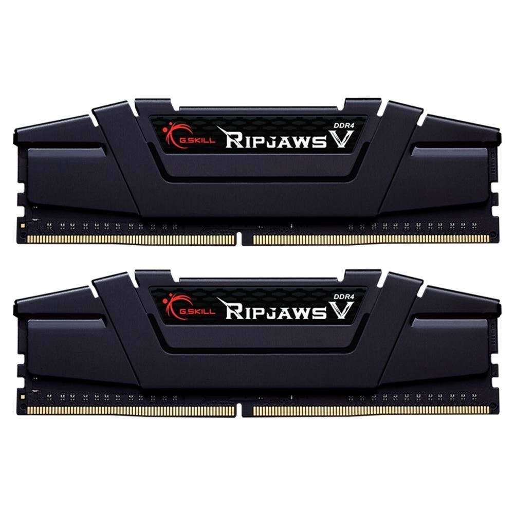 GSKILL 32GB (2X 16GB) DDR4 3600MHZ CL18 DUAL KIT PC RAM RIPJAWS V F4-3600C18D-32GVK