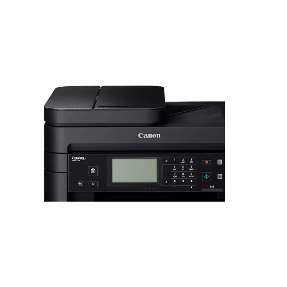 CANON MF237w A4 Siyah Çok Fonksiyonlu Faxlı Laser Yazıcı USB 2.0,Ethernet,Kablosuz Demo+2 Tonerli