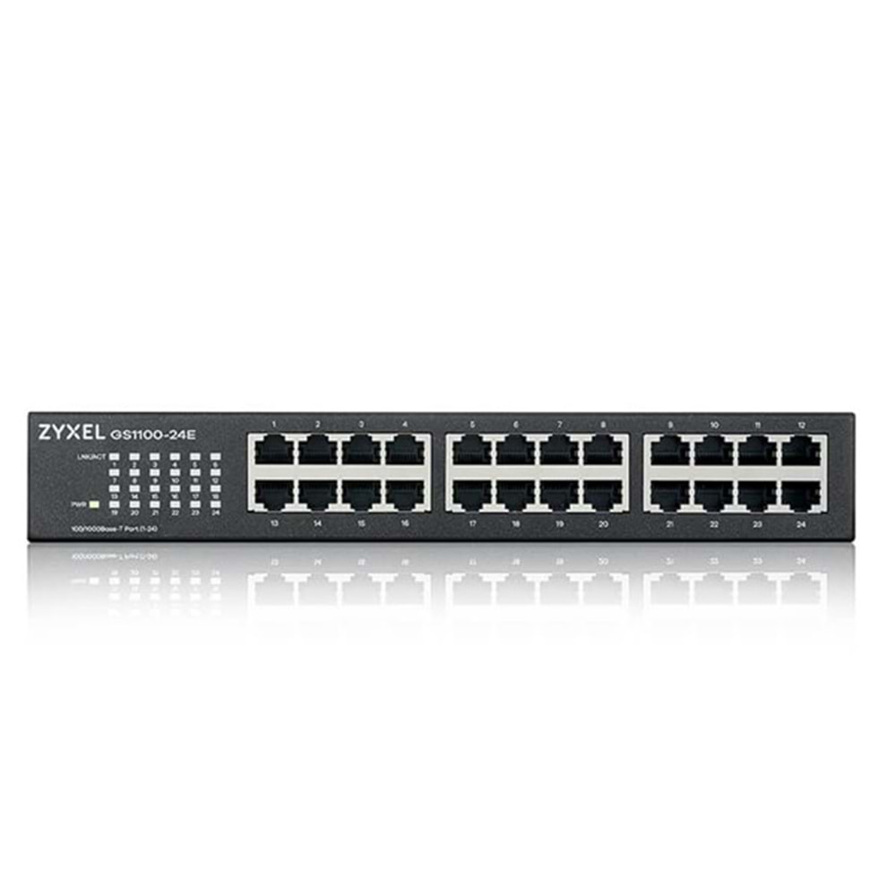 ZyXEL 24port Gigabit Yönetilemez Switch GS1100-24E v3