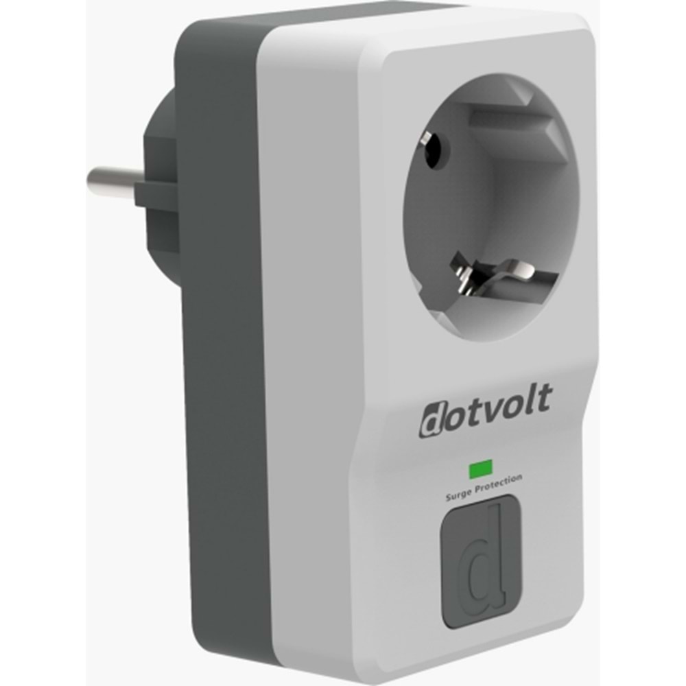 DOTVOL 1-li T-Surge Hunter 1050 Joule Akım Koruma Prizi