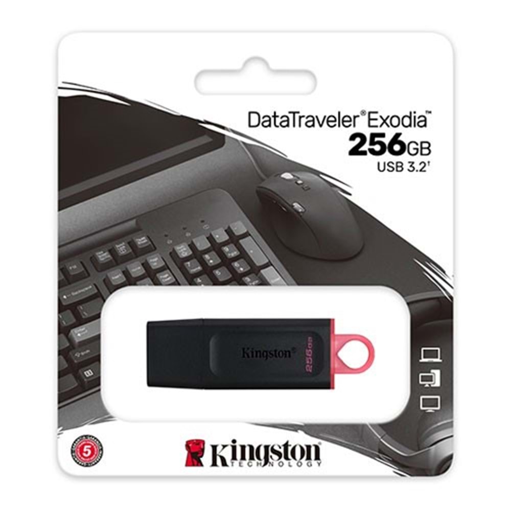 KINGSTON 256GB USB 3.2 Usb Bellek Exodia DTX/256GB