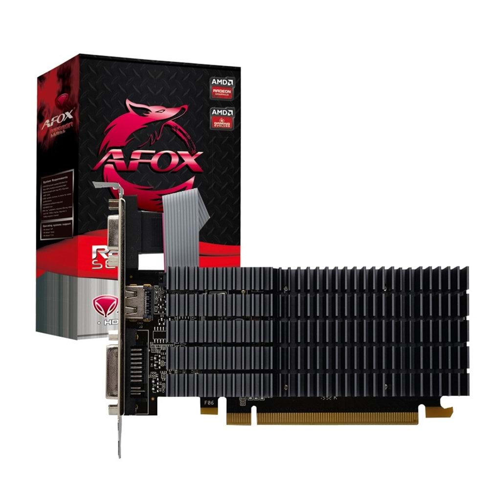 AFOX HD5450 2GB AF5450-2048D3L5-V2 DDR3 64bit PCIe 16X v2.0