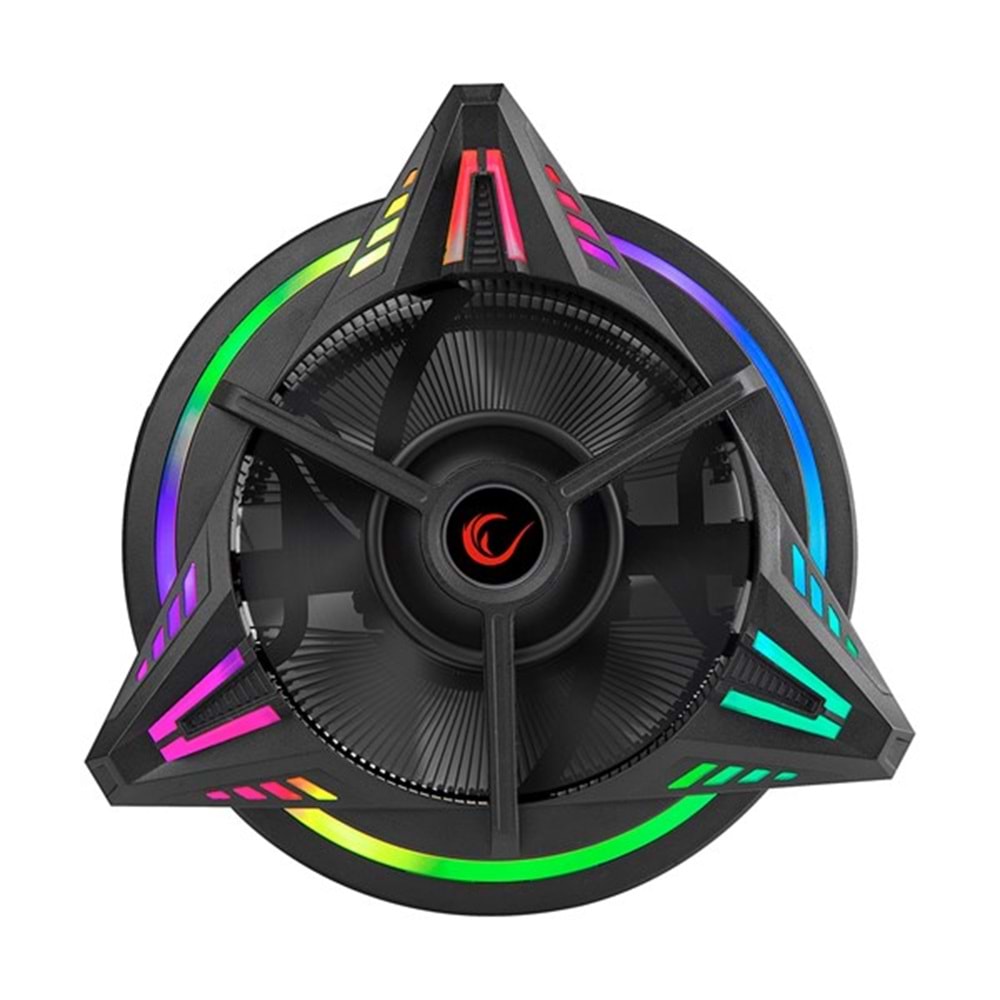 RAMPAGE 120mm COOLBLADE RM-C03 RGB Hava Soğutmalı AM5-1700p İşlemci Fanı