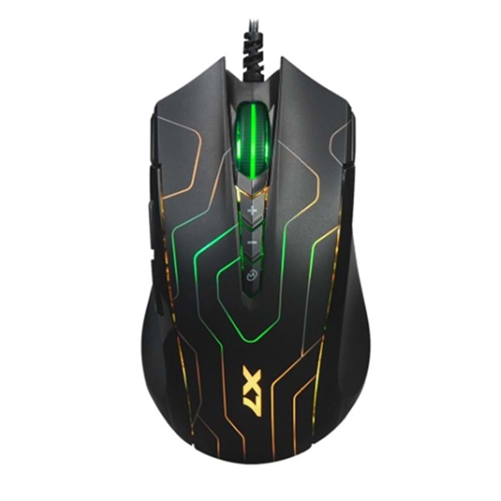 A4 TECH X89 USB 2400dpi Gaming Optic Siyah-Labirent Mouse