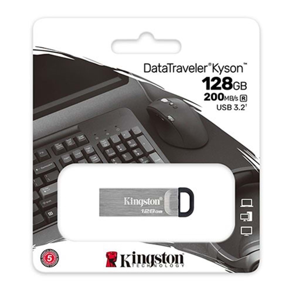 KINGSTON 128GB USB 3.2 Usb Bellek Kyson DTKN/128GB