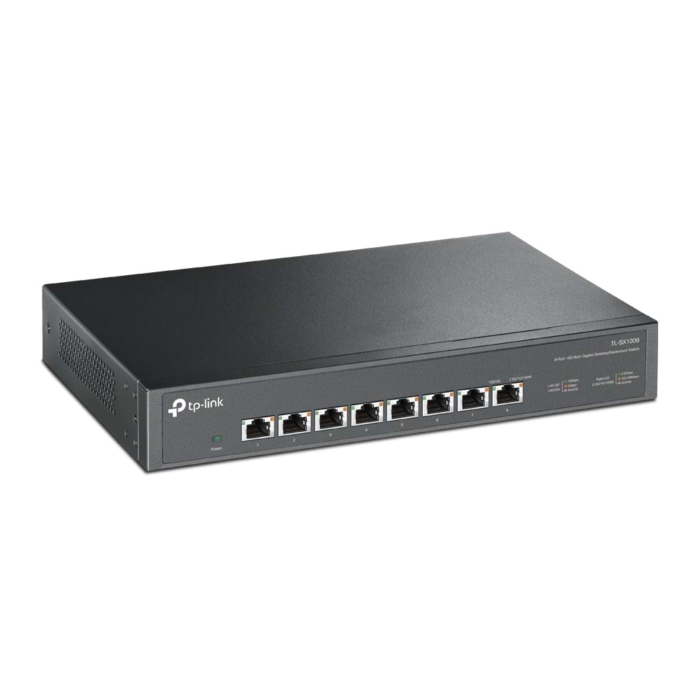 TP-LINK 8port 10-Gigabit Yönetilemez Switch TL-SX1008