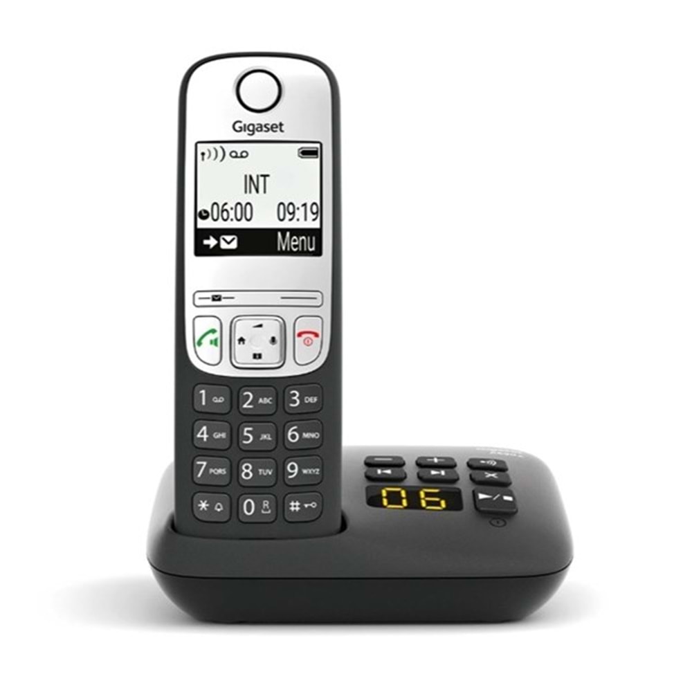 GIGASET A690A Kablosuz LCD Ekranlı Telefon Siyah