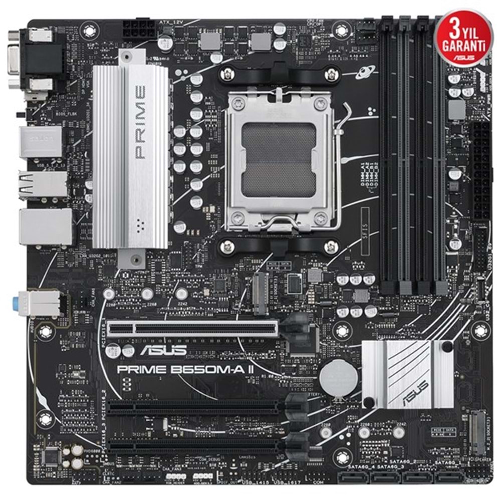 ASUS PRIME B650M-A II-CSM DDR5 HDMI DP PCIe 16X v5.0 AM5 mATX