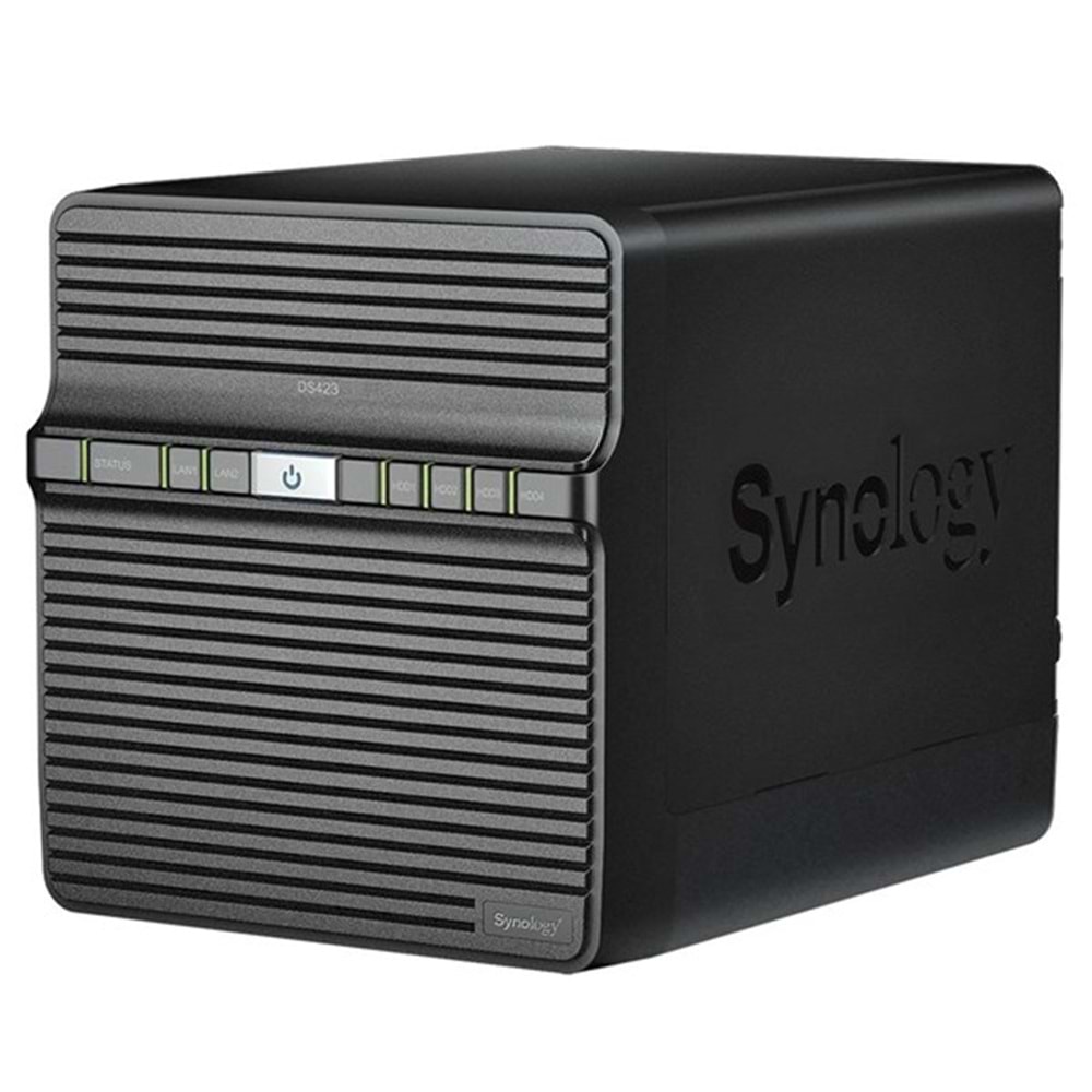 SYNOLOGY 4diskli Realtek QC-2GB RAM-2-Gigabit Nas Server DS423
