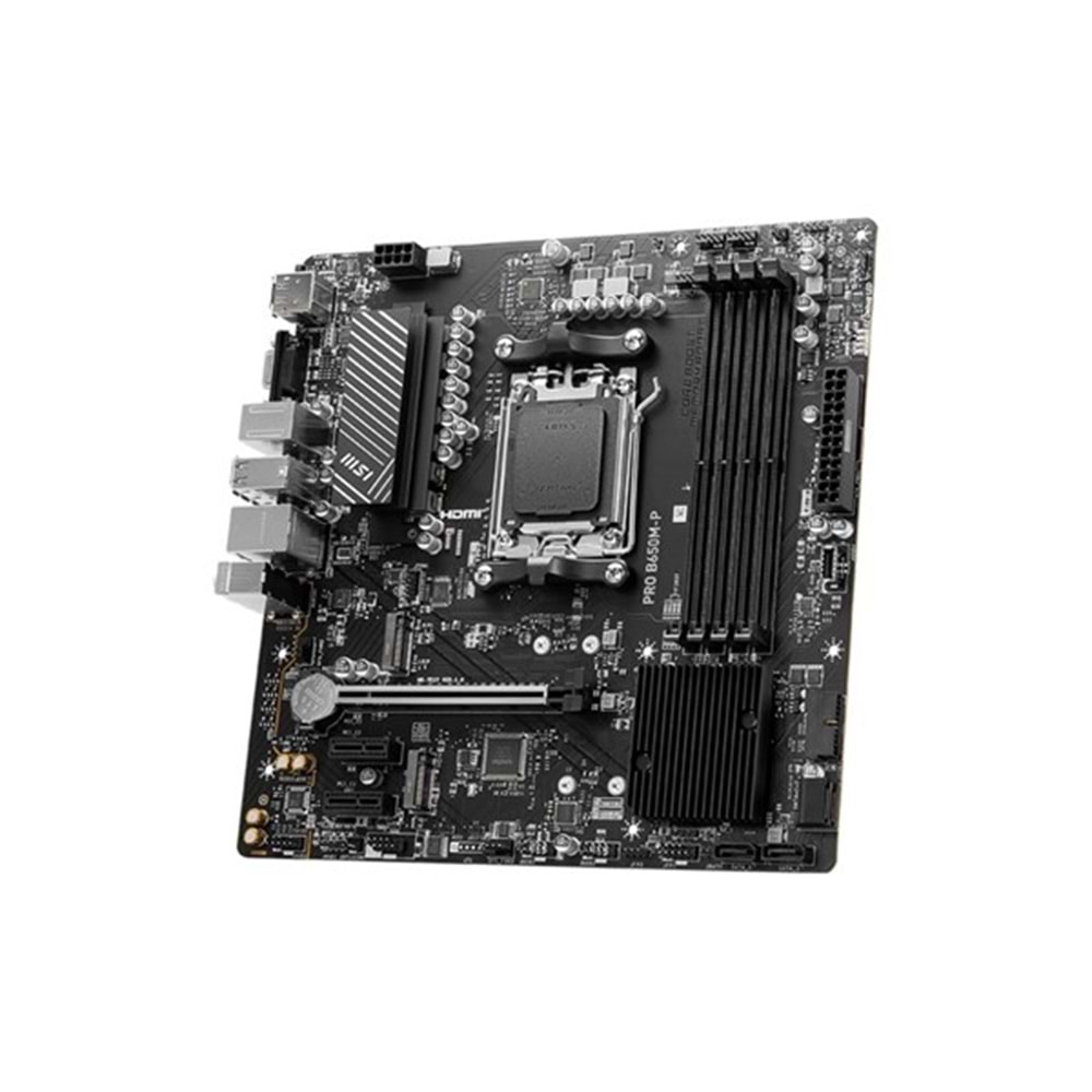 MSI PRO B650M-P DDR5 HDMI DP PCIE 4.0 AM5 mATX